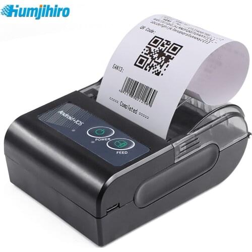 Mini Casher Receipt Printer Thermal Printer Wireless Phone Printer USB 2 inch 58mm Bluetooth-compatible Label Printer