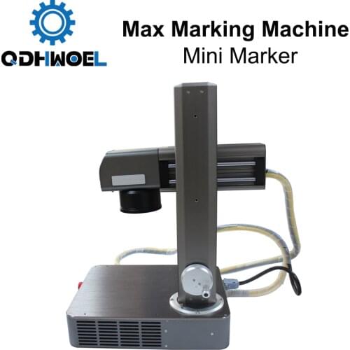 QDHWOEL 20W Fiber Laser Max Marking Machine Mini Marker for Marking Metal Stainless Steel