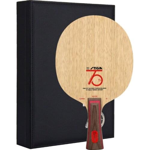 Original New Arrival Stiga 75th Anniversary Limited Edition 75 Clipper Table Tennis Racket Ping Pong Blade Raquete De Ping Pong