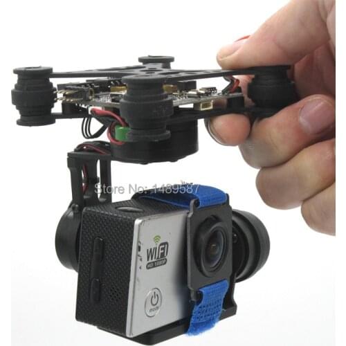 RTF CNC FPV 3 Axis Brushless Gimbal W/ 2208 80T& 2804 100t Motor & Storm32 Controlller for Phantom Walkera X350 Gopro 2 3
