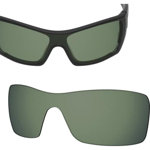 SmartVLT Replacement Lenses Polarized for Oakley Batwolf Sunglasses - Grey Green