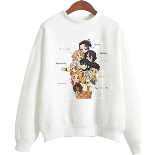Hoodies Sweartshirts Demon Slayer Kimetsu No Yaiba Tomioka Giyuu Mochila Japan Anime Fashion Women Boys Girls spring