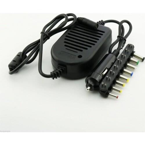 10pcs 80W Universal Laptop Notebook Car Auto Charger DC Power Supply Adapter 15V-24V