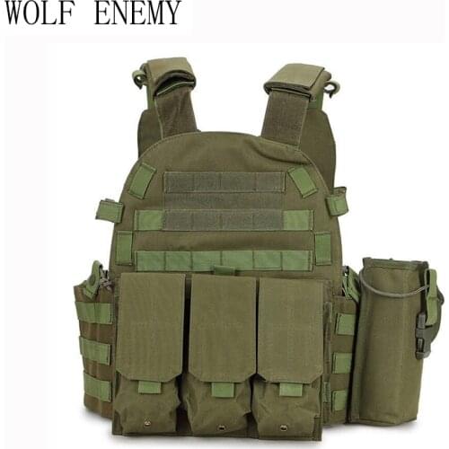 Military Tactical Vest Wargame Body Molle Hunting Vest CS Outdoor Mens Vest with Hydration Pocket Holder Camouflage Waistcoat
