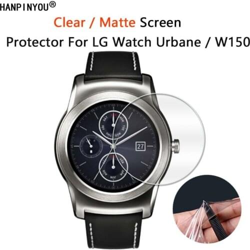 10Pcs For LG Watch Urbane / Luxe / W150 Smart Watch Ultra Clear Glossy / Matte Screen Protector Soft Film -Not Tempered Glass