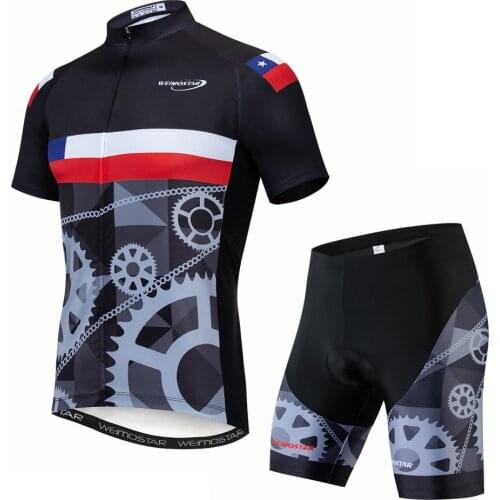 2019 Team Black Chile M Cycling Jersey Short Sets Bike Clothing Quick Dry Roupa Ciclismo Bicycle Clothes Outdoor Sportswear