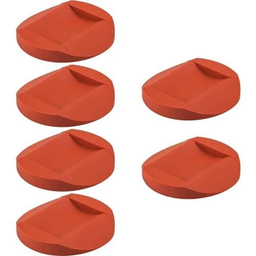 6Pcs Furniture Caster Coasters Anti-Sliding Floor Grip Floor Protectors for Floors & Wheels of Furniture, Sofas and Bed