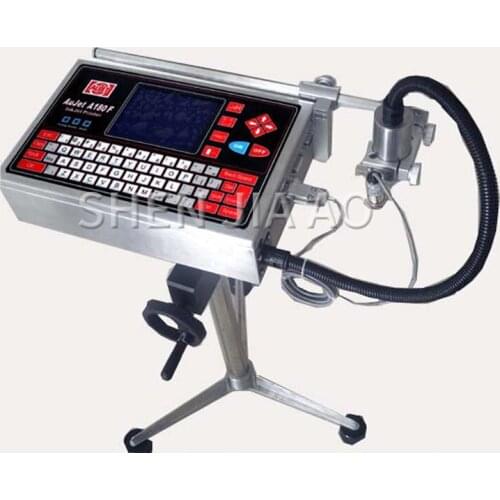 A180F Inkjet Printer Online Inkjet Printer Tool Carton Spray Code Cosmetics Production Date Coding Machine USB Computer Connect