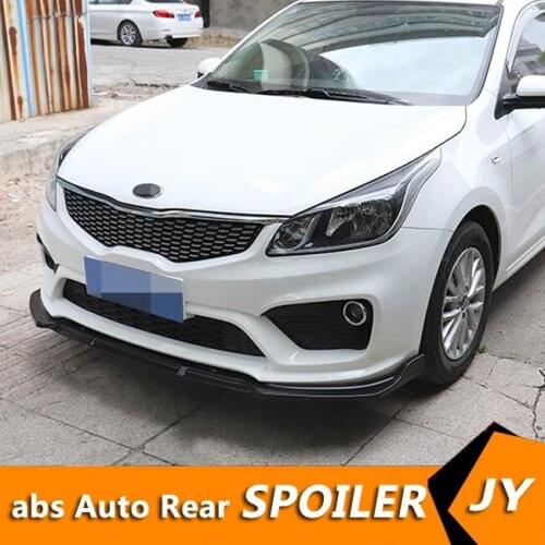 For KIA K2 ABS Rear Bumper Diffuser Protector For 2018-2019 K2 Body kit bumper rear Front shovel lip rear spoiler