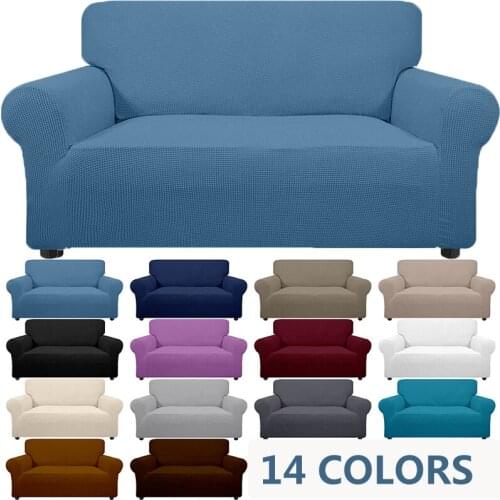 Polar Fleece Fabric Elastic sofa cover Universal Sofa Cover Euro Sofa For Living Room Stretch Sectional Corner sofa chairs
