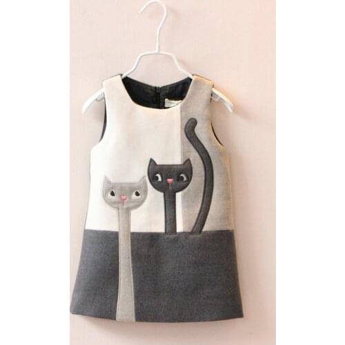 Теплые платья для девочек Kimocat China At AliExpress