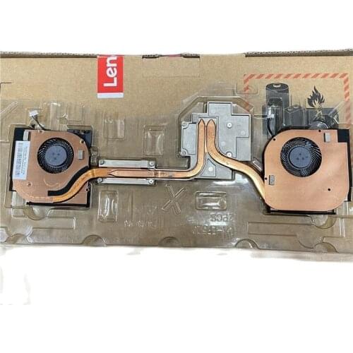 Fan New original for Laptop Lenovo ThinkPad P52 CPU Fan Heatsink Radiator Copper Tube Thermal Module 1 set FRU 01HY786