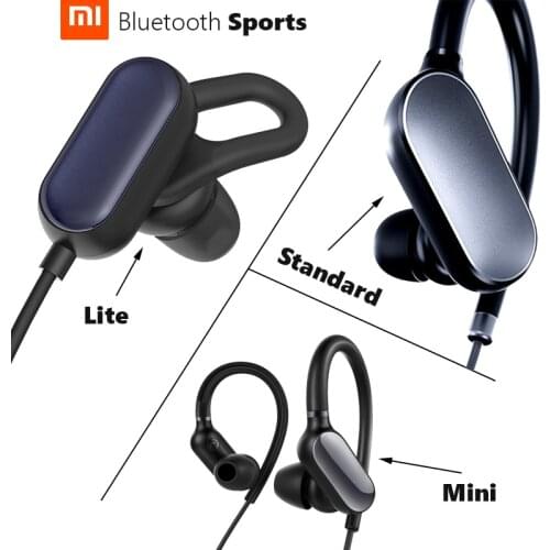 Original Xiaomi Mi Sports Headset Lite / Standard / Mini Wireless Bluetooth 4.1 Waterproof IPX4 Anti-Drop Long Time Playing