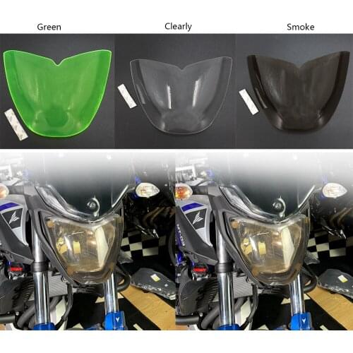 Fit For Yamaha MT 03 MT-03 FZ-03 MT03 FZ03 2015 2016 2017 2018 Motorcycle Front Headlight Lens Screen Cover Protector Guard