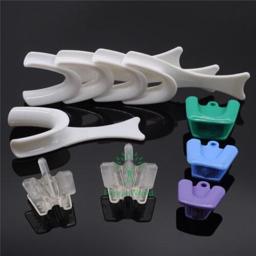 Sale 5Pcs Dental Lab Cheek Retractor Openner And 5Pcs Mouth Prop Combo