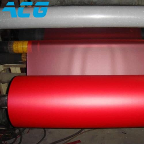 Release film for vacuum infusion high temperature resistant RTM tool 1.6m width red unperforated
