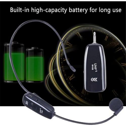 UHF Universal Wireless Headset Audio 2.4G Headset Microphone Bluetooth-compatible Power Amplifier
