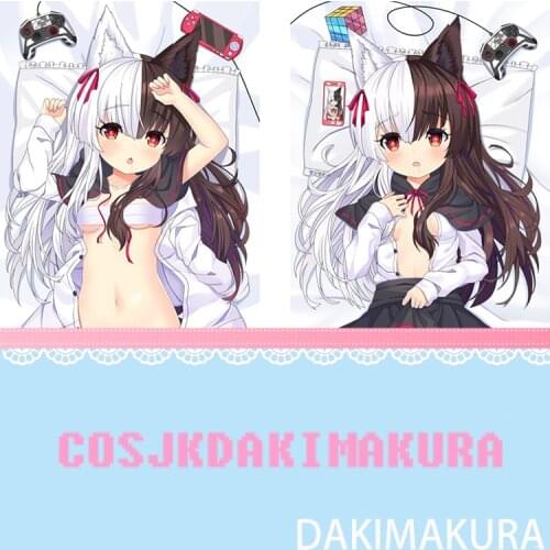 VTuber Alice Mana Project Paryi Anime Game Dakimakura Sexy Girls Body Hugging Pillow Case Otaku Pillow Cover Cushion Cosplay