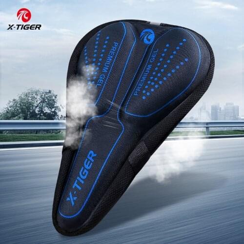 X-TIGER Road Bike Seat Cover Thickened Gels Mountain Bicycle Saddle Cushion Comfortable Cycling Seat Mat For Bicycle Accessories