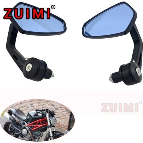 Motorcycle ATV aluminum 7/8 inch 22mm pole-end rearview mirror for BMW Ducati Aprilia Victory Victory side-view mirror ATV