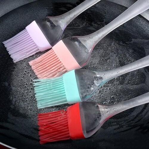 1PCS Random Color Silicone Basting Brush Heatproof Silicone Pastry Brush DIY BBQ Silicone Brush Kitchen Gadgets Tool BBQ Tool
