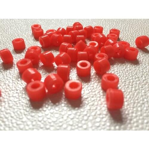 100 Pcs/Pack Red Small Type Dental Silicone Instrument Color Code Rings