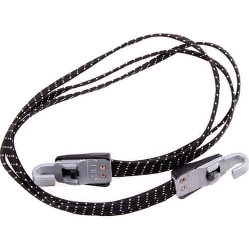 1x Metal Hooks Elastic Stretch Bungee Cord Bike Bicycle Luggage Strap Rope Hot