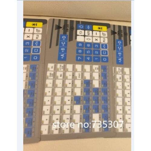 5pcs/lot Original and new (English Version) keyboard film for digi sm300 scale retail scale / sm-300 overlays