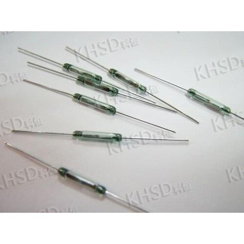 5pcs/Dry reed pipe Normally open type ORD211 2.0*10MM Magnetic control switch Reed switch