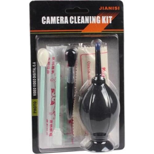 6 in1 Camera Photo DSLR Lens Filter Cleaning Cleaner Kit for Canon Nikon Camera Lens & Sensor
