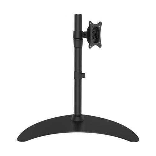 Aluminum Alloy Full Motion 10"-24" Monitor Holder Table Desk Stand 450mm Height 15kgs Loading