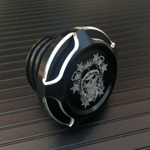 Motorcycle CNC Aluminum Fuel Gas Tank ROUGH CRAFTS Decorative Oil Cap for Harley Davidson Sportster XL 1200 883 X48 Dyna