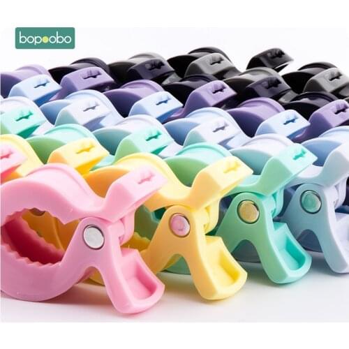Bopoobo 20pc Lamp Pram Stroller Pegs To Hook Muslin Seat Cover Blanket Clips Car Organizer Toys Accessories Baby Teether