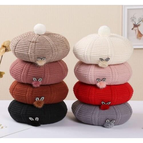 Женские шапки с помпонами BYUAN China At AliExpress