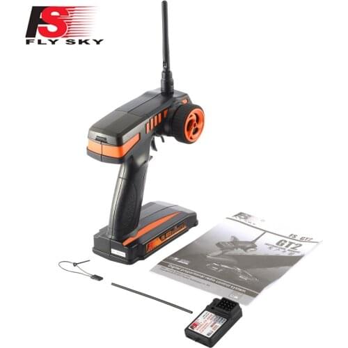 Flysky FS-GT2 RC Transmitter With FS-GT3E Receiver 2.4G Radio Model Digital Transmitter For RC Car Boat