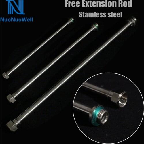 NuoNuoWell M14*1.5 Male x Female Screw Stainless Steel Free Extension Rod Agriculture Electric Sprayer Machine Fittings 21-52CM