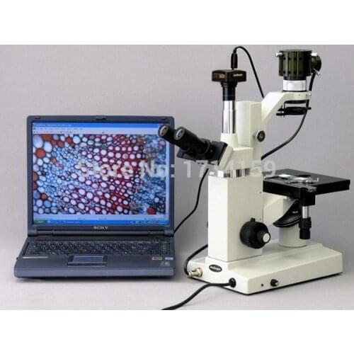 Vets, Doctors-AmScope Supplies Inverted Trinocular Microscope 40X-640X