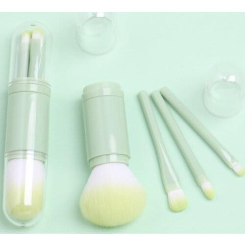 Four In One Makeup Brush Multifunctional Portable Makeup Brush Eyebrow Brush Lip Brush Eye Shadow Blush Foundation Brush