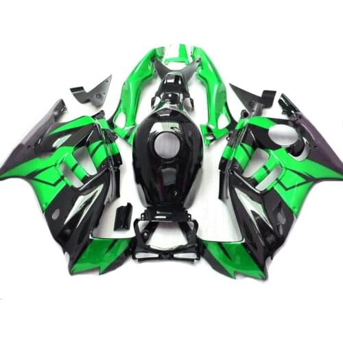 Motorcycle Fairings kit fit For Honda CBR600 f3 97 98 Full Body KitsNew fairing Sell CBR 600 F3 1997 1998 Green black LH74