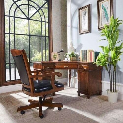 Study room furniture set classroom corner table of study desk and chair WA690