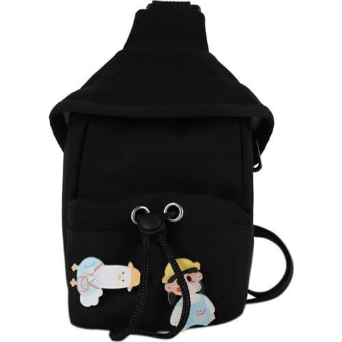 Cute Cartoon Chest Bag Casual Boys Girls Small Shoulder Bags Womens Messenger Bag Purse Handbags Fashion Wild C312