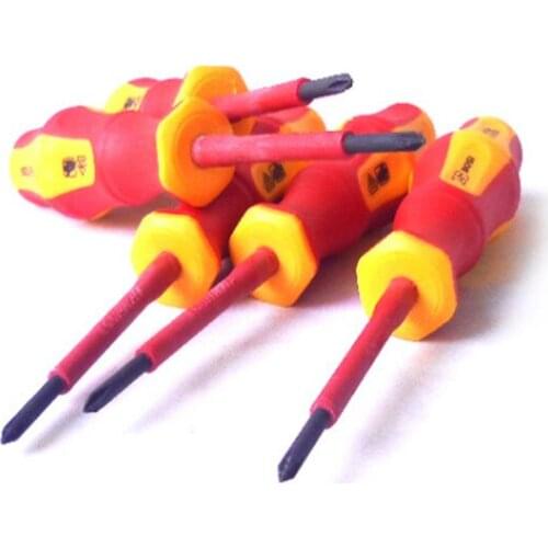 Wholesale BOSI Germany VDE Insulation PH0 screwdriver 5pcs/pack electrician tools