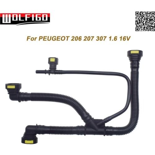 1192.W0 Car Engine Crankcase Breather Pipes 1192W0 TU5JP4 For Peugeot 206 207 307 308 408 for Citroen 1.6 16V Engine New