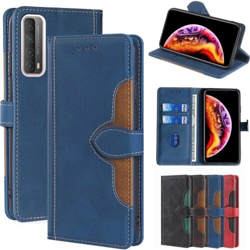 Simple Flip Leather Case For on Huawei P Smart 2021 P Smart S Pro Plus 2019 Magnet Phone Case P Smart 2021 Fundas P Smart Z
