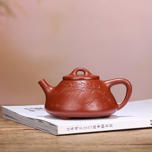 Recommended yixing famous li-ping shao authentic pure manual scarlet robe stone gourd ladle the teapot tea sells