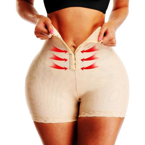 Twinso S-6XL Shapewear Slim Tummy Control Panties High Waist Trainer Women Body Shaper Lift Up Butt Lifter with Hooks Plus Size