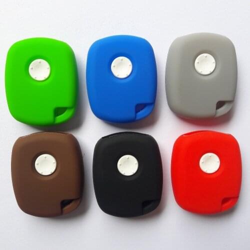 Silicon 1 button Remote key case For Honda CR-V Odyssey Fit City Civic accord transponder key Guard Cover Pouch