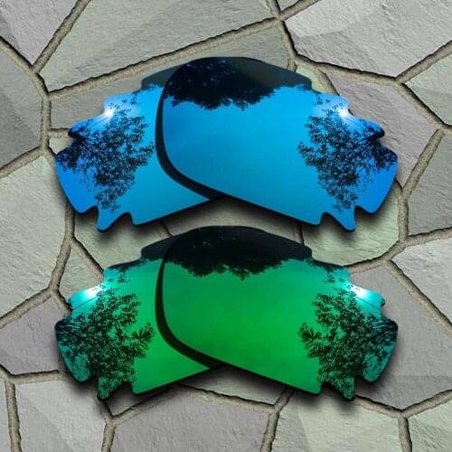 Sky Blue&Jade Green Sunglasses Polarized Replacement Lenses for Oakley Jawbone Vented