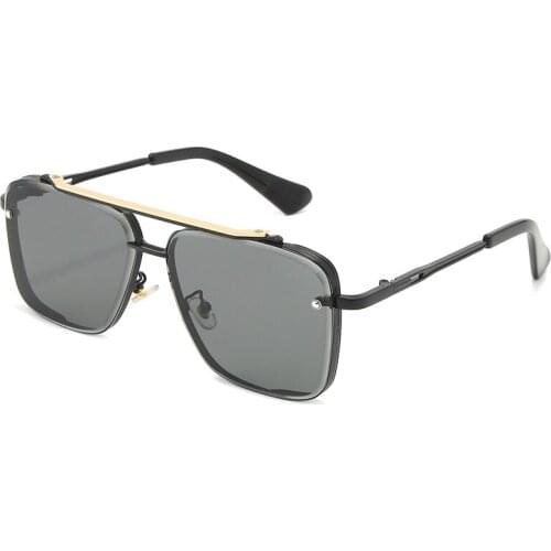 TEENYOUN 2021 Fashion Steampunk Sunglasses Men Women Brand Vintage Square Metal Frame Sun Glasses UV400 Oculos gafas de Eyewear