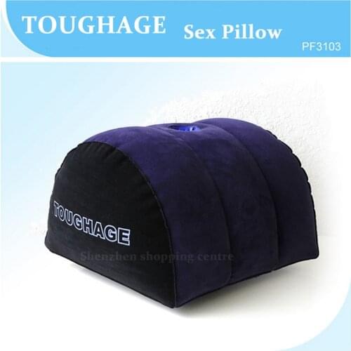 TOUGHAGE Sex Furniture Inflatable Erotic Sex Pillow Multifunction PVC Sex Cushion Machine Pad Adult Sex Toys For Couples PF3103
